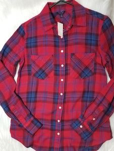 Aeropostale plaid button up long sleeve shirt